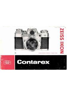 Zeiss Ikon Contarex manual. Camera Instructions.